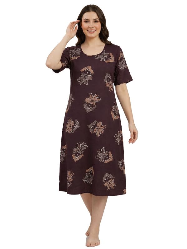 CLOUD SOFT CS5002 Premium Rayon Cotton Short Nighty | Everyday Wear | Stylish - Review, Price and Buying Guide