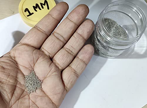 Image of OMX 100 Pieces of Steel Iron Bearing Balls (1MM)