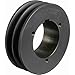 Browning 5Q5V55 Split Taper Sheave, Cast Iron, 5 Groove, 5V Belt, Uses Q2 Bushing