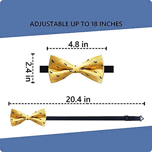 Crivers 10Pc Elegant Adjustable Pre-Tied Bow Ties Set For Men Boys For Tuxedo #TOP3
