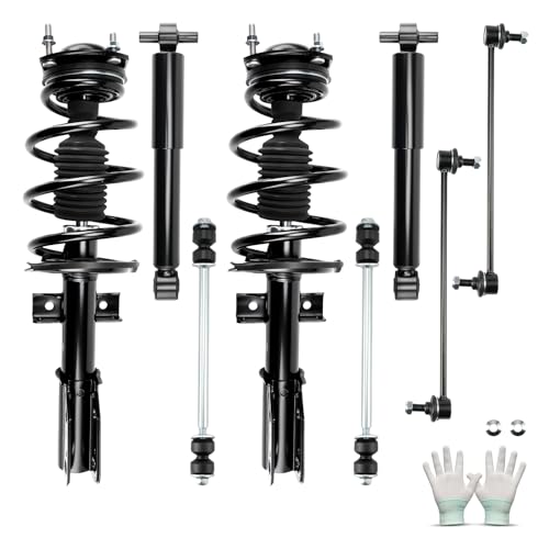 Image of PHILTOP Front /Rear Struts Shock Sway Bars End Links for Acadia,Enclave,8pcs | Replace OE 172949, 349125,for 2013-2017 Traverse,2013-2016 Acadia,2013-2017 Enclave,Amortiguadores Delanteros y Traseros