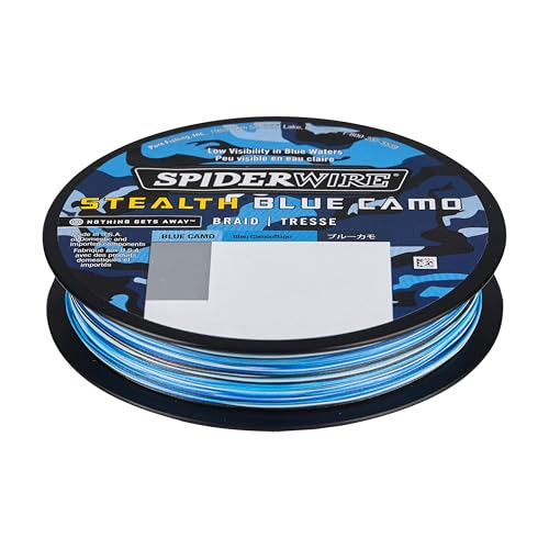 image for SpiderWire Stealth® Superline, Blue Camo, 15lb | 6.8kg, 125yd | 114m 