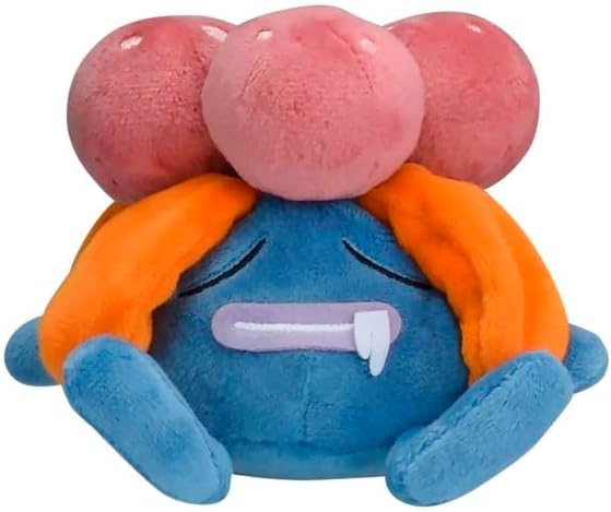Pokémon Center Peluche de Cuties Sentados Gloom, 5 pulgadas