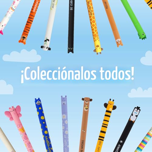 Miniatura 4 de Legami - Bolígrafo De Gel Borrable, Punta Esférica Para Eliminar La Tinta Sin Consumir La Hoja, Tinta Negra Termosensible, Diámetro De La Punta 0,7 Mm, Tema Panda Paquete De 2