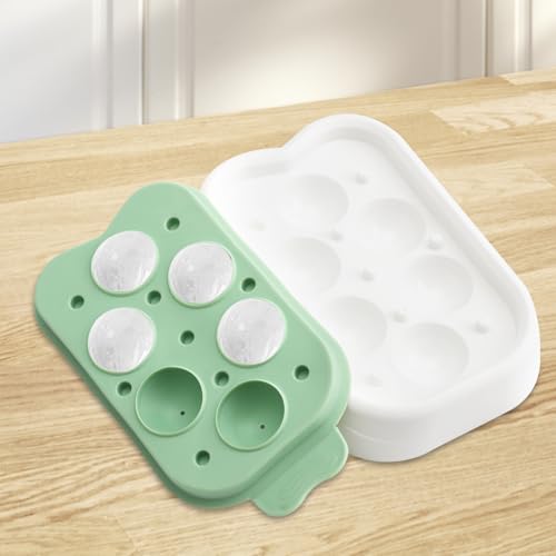 Molde para Esferas de Hielo 3 Piezas con Tapa Verde miniatura 1