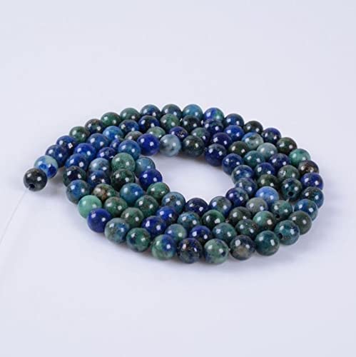 Perles de chrysocolle lapis ronde 4mm LKBEADS pour création de bijoux DIY