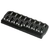 Hipshot 41080B 8-String Hardtail Fixed Electric Guitar Bridge .125 - BLACK