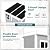 Praxatek 6x6 FT Outdoor Storage Shed, Waterproof Resin with Floor, Window, Lockable Door and Vents, Light Gray