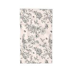 Beige Cream Flower Floral Butterfly Bird