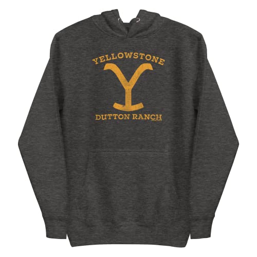 Yellowstone Dutton Ranch Distressed Logo Unisex Premium Hoodie - Officially Licensed