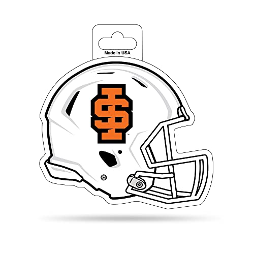 Rico Industries NCAA Idaho State Bengals 4.75" x 5" Shape Cut Helmet Decal, One Size, White