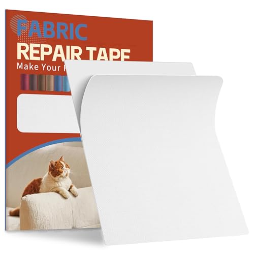 Fabric Repair Tape Kit, Self-Adhesive Linen Repair Tape Patch White