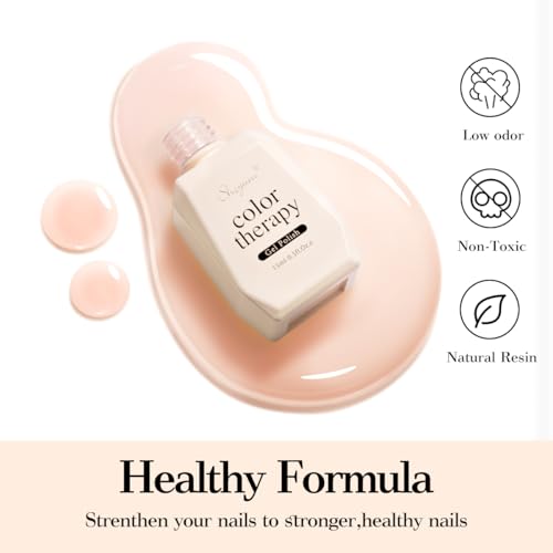 SHOYUM Sheer Jelly Nude Gel Nail Polish 15ml Soak Off UV LED Natural Nail - image 5