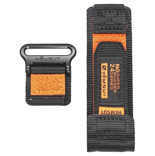 DAVILANE Rugged Nylon Sports Strap Compatible with Carbinox Edge/Blaze Round/Blaze S/X-Ranger/Vortex/Vesta/Blaze Square Suunto 9 Peak/9 Peak Pro/5 Peak/Race/Vertical T-Rex 3 Pro 48mm(not 44mm)