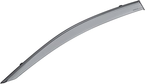 Miniatura 2 de WellVisors Repuesto para Hoda Civic Hatchback 2017-Presente CLIP-ON Humo Tintado NEGRO TRIM Viseras de ventana Deflectores 3-847HD034