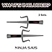Liberty Imports 2 PCS Plastic Toy Ninja Sai Weapons for Kids Pretend Play Costume Accessories - Children Imaginative Play and Cosplay