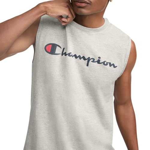 Image of Champion Men's Muscle Tank, Classic Graphic Muscle Tee, Sleeveless T-shirt for Men (Reg. Or Big & Tall)