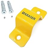 Resistencia: Cepo moto anclaje de fijación de moto, bici, patinete eléctrico, etc. Acero muy robusto a prueba de ataques, resistente contra cizalla, sierra, palanca, martillos, taladro, etc. Acabado duradero, recubierto con pintura especialmente resistente a los roces y a la oxidación. Dimensiones: 15,3x6x4,6
