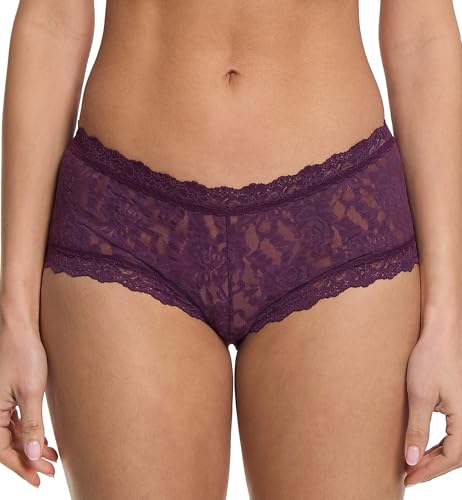 hanky panky Signature Lace Boyshort (4812P),XS,Stone Fruit - Stone Fruit,XS