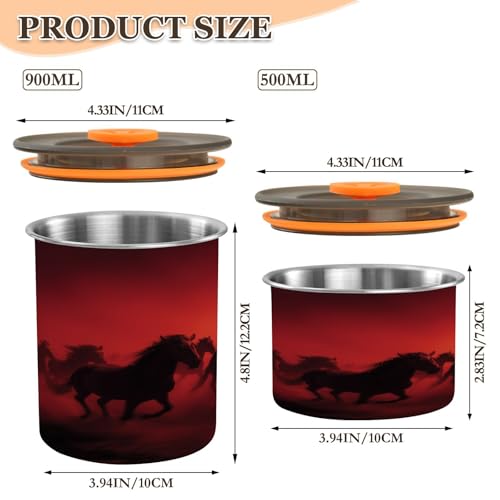 Envase de café Blueangle hermético de acero inoxidable 900 ml miniatura 2