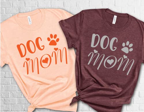 Dog Mom Shirt, Shirt For Dog Lover Mom, Mother’s Day Graphic Tee, Dog Mom Shirt For Pet Lover Gift, Funny Tee Shirts, Shirts With Sayings Women, T-Shirt For Mothers Day 2023 Gift, Puppy Mom Gifts #TOP2