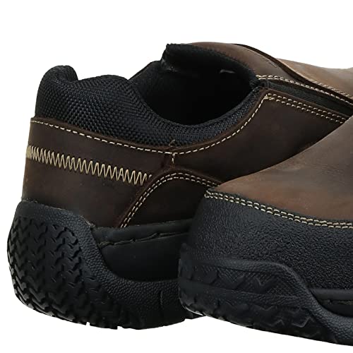 Skechers For Work Men's Hartan Slip-On Shoe, Dark Brown, 10 M Us #TOP3
