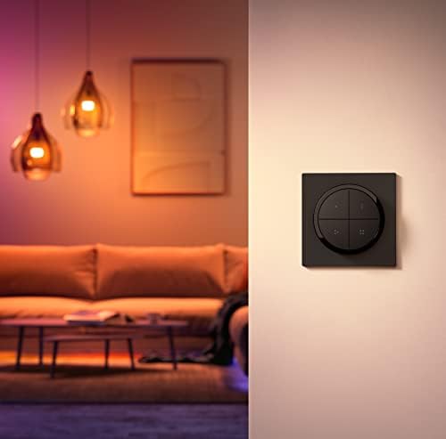 Philips Hue Tap Switch Przełącznik Dotykowy, Czarny, 8 x 8 x 2 cm