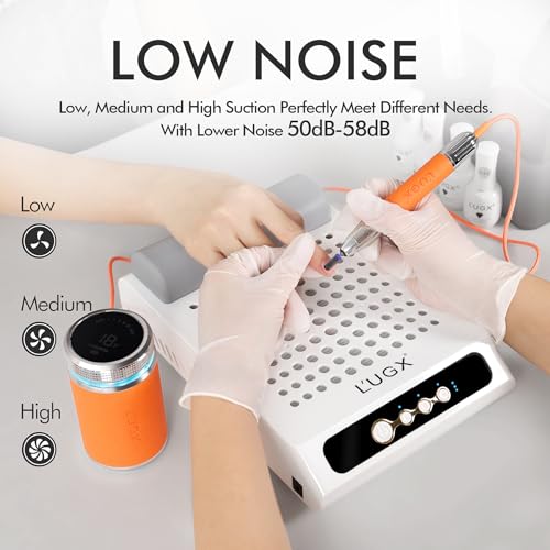 L'Ugx LG 6-27 Rechargeable Nail Dust Collector thumb #3