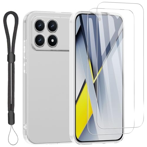 JIAYJP for POCO F8 Pro �P�[�X +�t�B���������o�b�N�J�o�[ POCO F8 Pro �p �P�[�X �\�t�g POCO F8 Pro TPU�f�� �yJIAYJP�z���^ �y�� �ϏՌ� �C�菝�h�~�z���_�炩����G�蓧�� �X�}�z �������ʒu TP