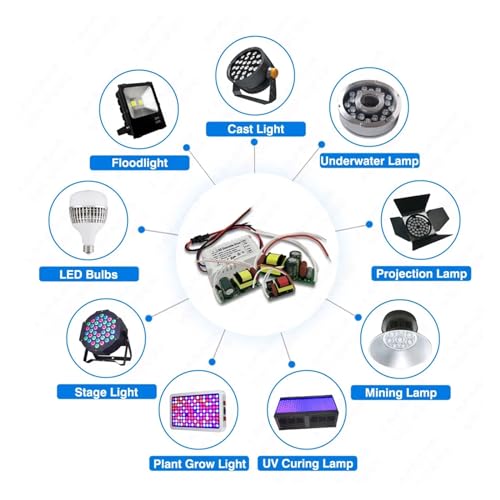 Pilote de LED variable 300mA transformateur d'éclairage 15-60V AC