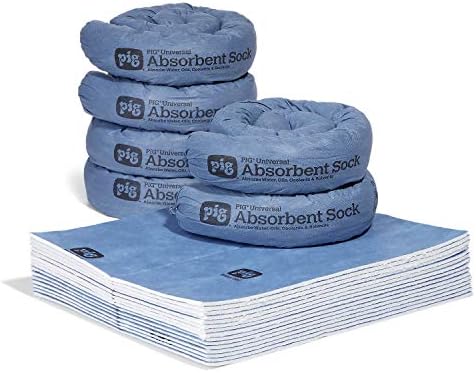 PIG Water Absorbing Kit - 10-Gallon Absorbency per kit - Blue - PM50491