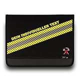  Roter Hahn 112 Personalisierbare Feuerwehr 3M Scotchlite Schreibmappe Freitext Organizer Konferenzmappe HUPF Design Reflex
