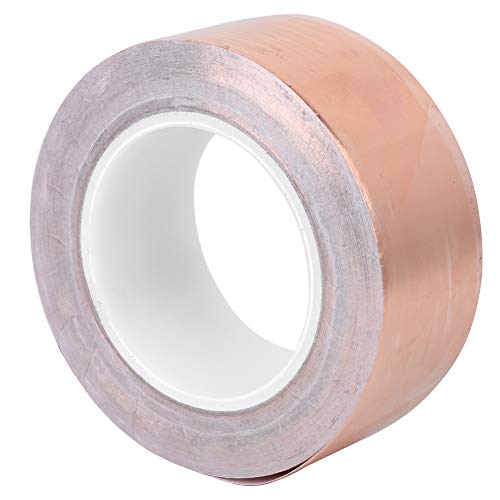 Adhesivo conductor RFI en cinta de cobre de 50 mm para blindaje de guitarra
