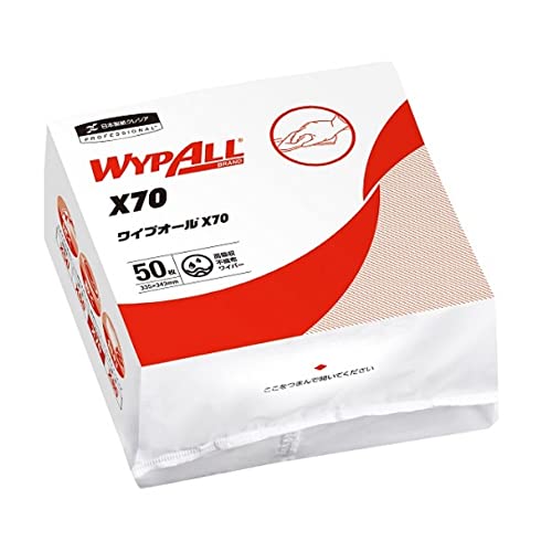 ささのページ Amazon | 【ケース販売】クレシア ワイプオール X70 4つ折り 不織布