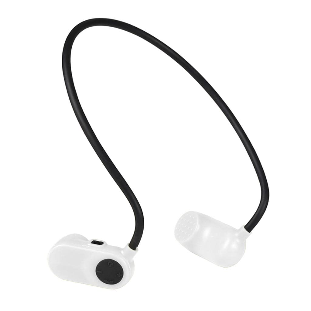 Bone Conduction IPX8 MP3 Player Swim Waterproof Sports Headset White-image-8