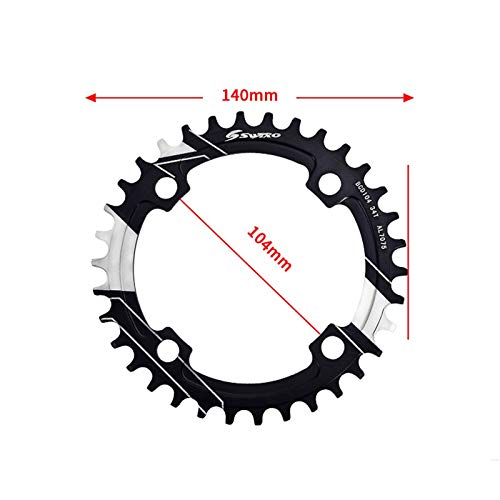 Hengguang 1 Set Guarnitura MTB Bici Ruota Dentata