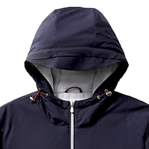 Chaqueta cortavientos impermeable con aislamiento térmico y capucha ajustable 7