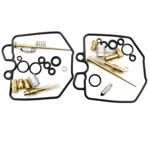 Image of SecosAutoparts 2Pcs Carburetor Rebuild Kit Compatible with Honda CM400 CM400T CM400C CM400E 1980 1981 Main Jet #118#72 & Needle # D329