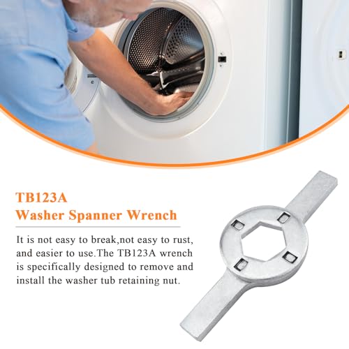 Blutoget TB123A Washer Spanner Wrench - Replacement for GE Whirlpool Washing machine - 1-11/16 Inch tub nut wrench -Replaces TB123A TB123B ERTB123A AP6832671 AP4503397 - Image 4