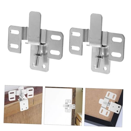 Image of 6pcs Adjustable Frame Mounting Hardware Heavy Duty Picture Hooks for Secure Wall Hanging Concealed Design for Large Frames Durable Construction for Art Display