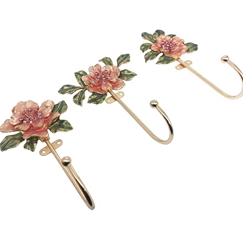 Vintageflowershapeddecorativewallhooksrackhangersforhangingclothescoatstowelskeyshats3packantiquemetalmountedwallhook Urban Country Home Decor Vintage flower shaped decorative wall hooks rack hangers for hanging clothes coats towels keys hats 3 pack antique metal mounted wall hook urban country home decor