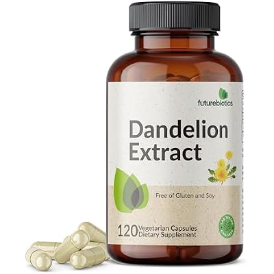 Futurebiotics Dandelion Extract Traditional Diuretic Herb, Non-GMO, 120 Vegetarian Capsules