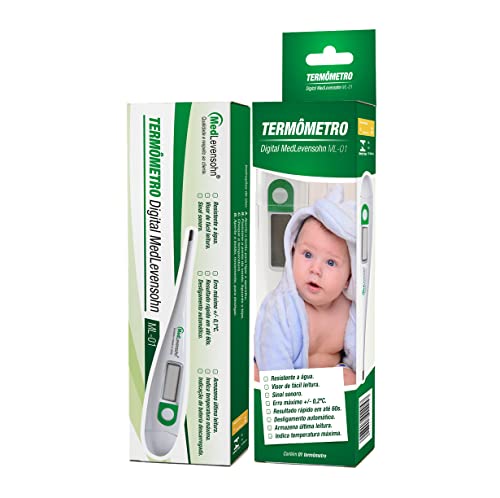 Termometro Digital Clínico Com Beep Medlevensohn Ml-01