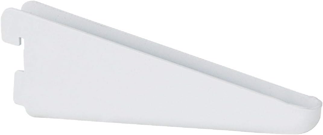 freedomRail Bracket for Wood Shelves, 6.5-inch - White
