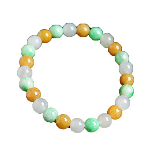 Bracelet émeraude naturelle femmes authentique et bracelet cargo perles de jade vert