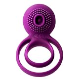 QgLust Penisring Vibratoren mit 5 Vibrationsmodi 5 Modi Extrem Dual Cockring Vibrator Fernbedienung Erektion Massager Penis Erweiterung Erotisches Klitoris Stimulation Sexspielzeug für Männer