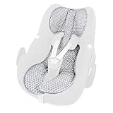 HYGENISCH: Schützt den Bezug des Kindersitzes vor Verschmutzung - Auflage lässt sich mit einem Handgriff abnehmen und vor der nächsten Fahrt in der Maschine waschen - ideale Alternative zum Sommerbezug.