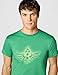 Nintendo Men's Soaring Triforce T-Shirt, Large, Kelly Heather