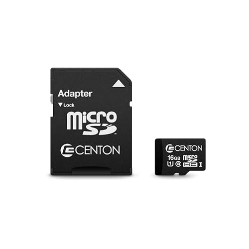 Centon Microsd Uhs-I / A1 / V10 / U1 / Class 10 Flash Memory Card 16Gb X 1, (S1-Msdhu1-16Gtaa) #TOP9