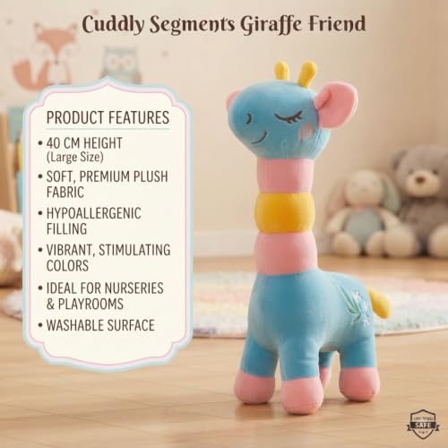 Image of 40cm Super Cute Long Soft Lovable Huggable Giant Life Size Teddy Bear Plush & Stuffed Toys | Decorative Plush Toy (Giraffe Toy)